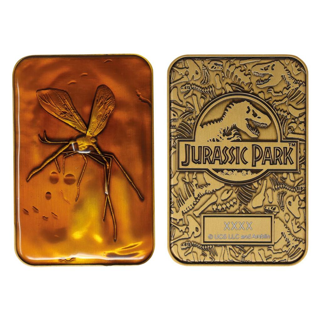 JURASSIC PARK - Mosquito in Amber - Collector Metal Ingot