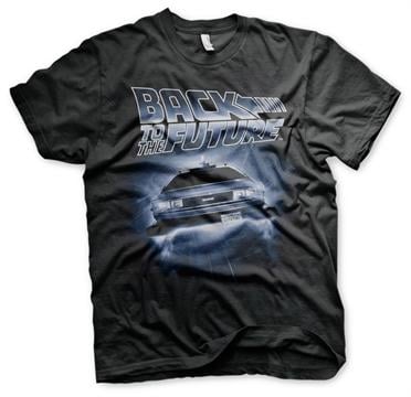 BACK TO THE FUTURE - Flying Delorean - T-Shirt (S)