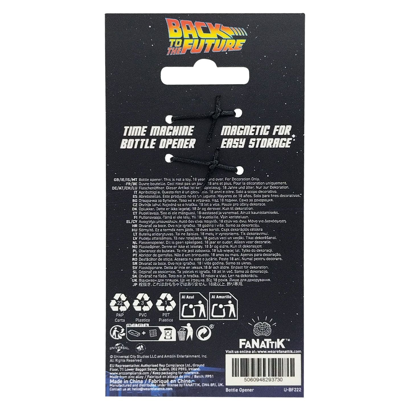 BACK TO THE FUTURE - Delorean - Bottle Opener