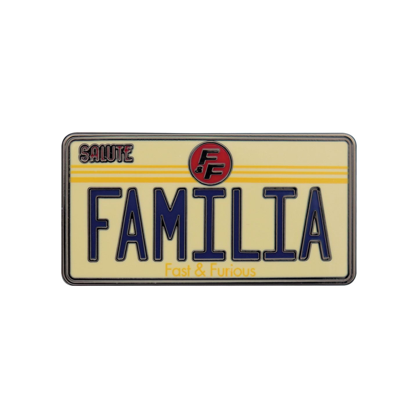 FAST & FURIOUS - Familia License Plate - Limited Edition Pin's
