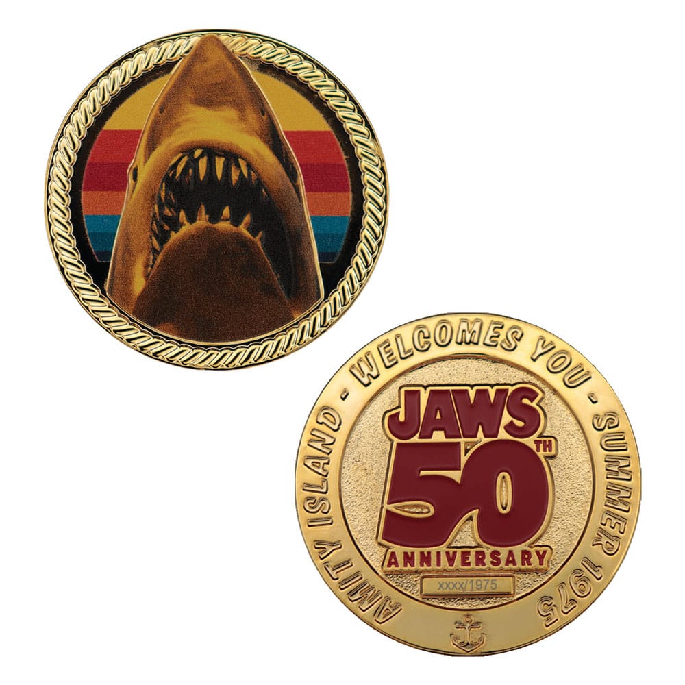 LES DENTS DE LA MER - Gold Plated Presentation Coin Edition Limitée