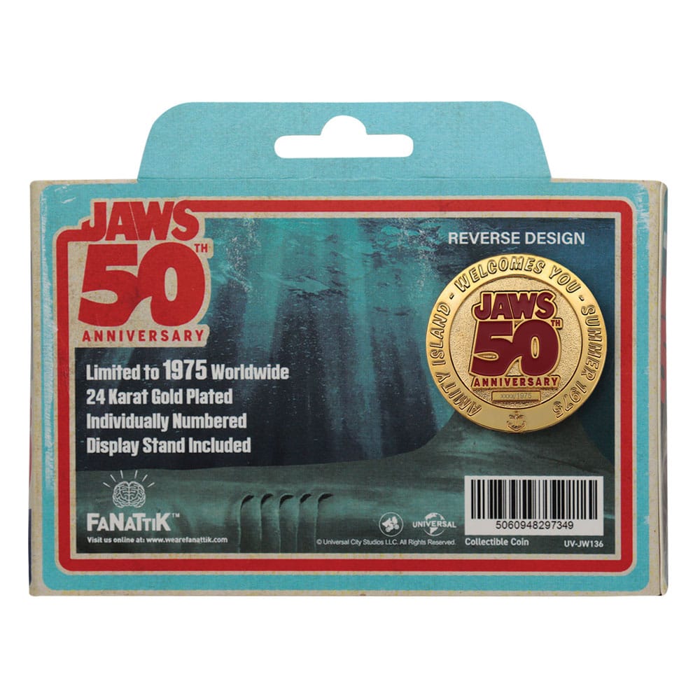 JAWS - Gold Plated Presentation Coin Limited Edition