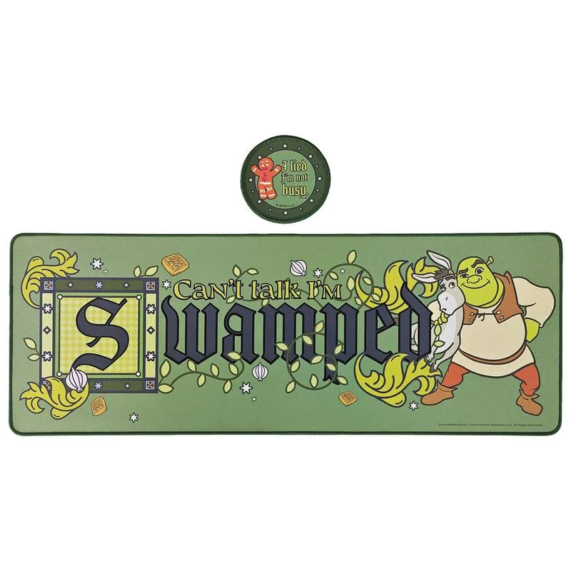 SHREK - XL Desktop Mat + 1 Coaster