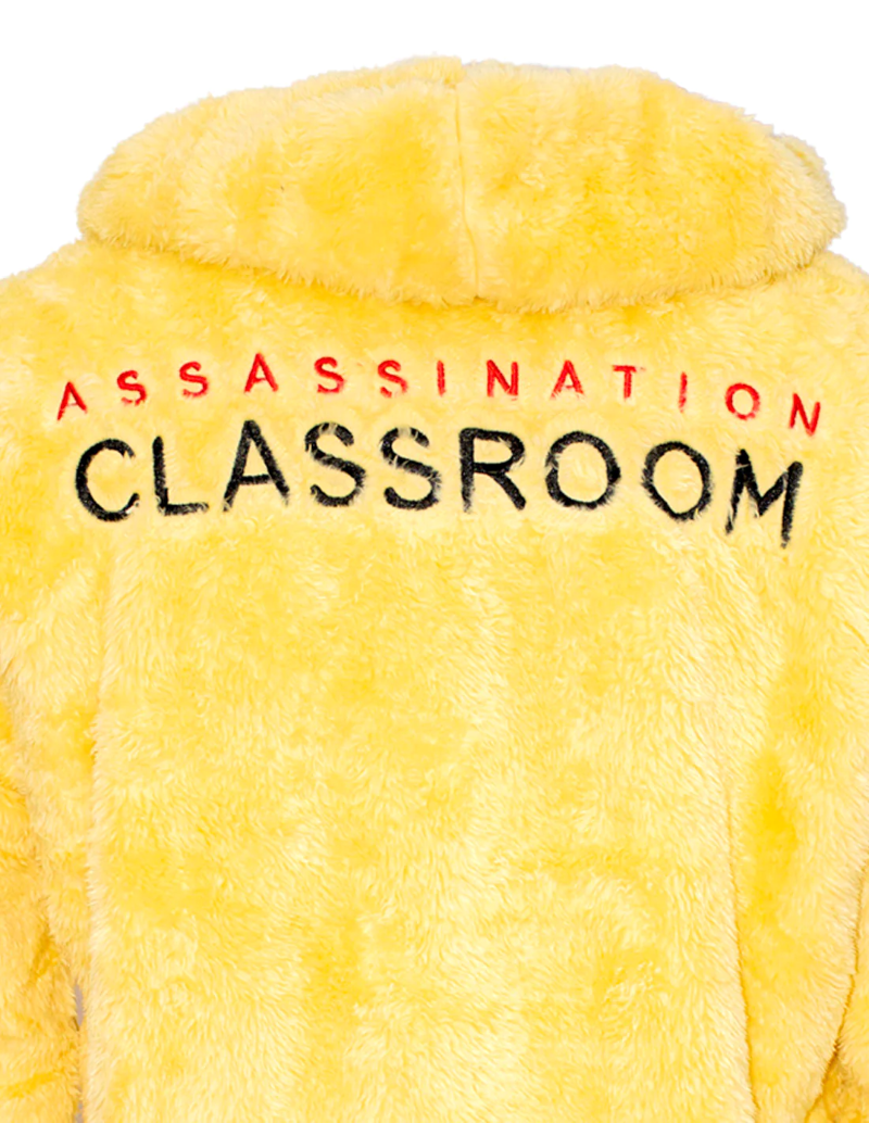ASSASSINATION CLASSROOM - Logo - Men's Fluffy Zipper Hoodie (L/XL)