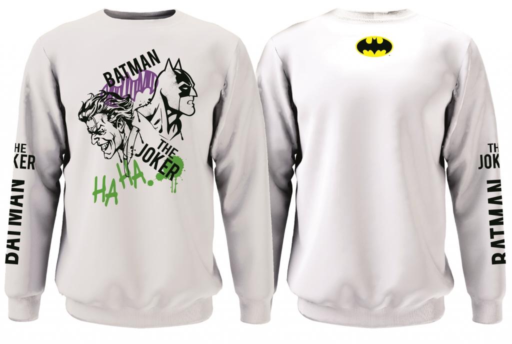 DC COMICS - Batman & Joker - Unisex Sweatshirt (XL)