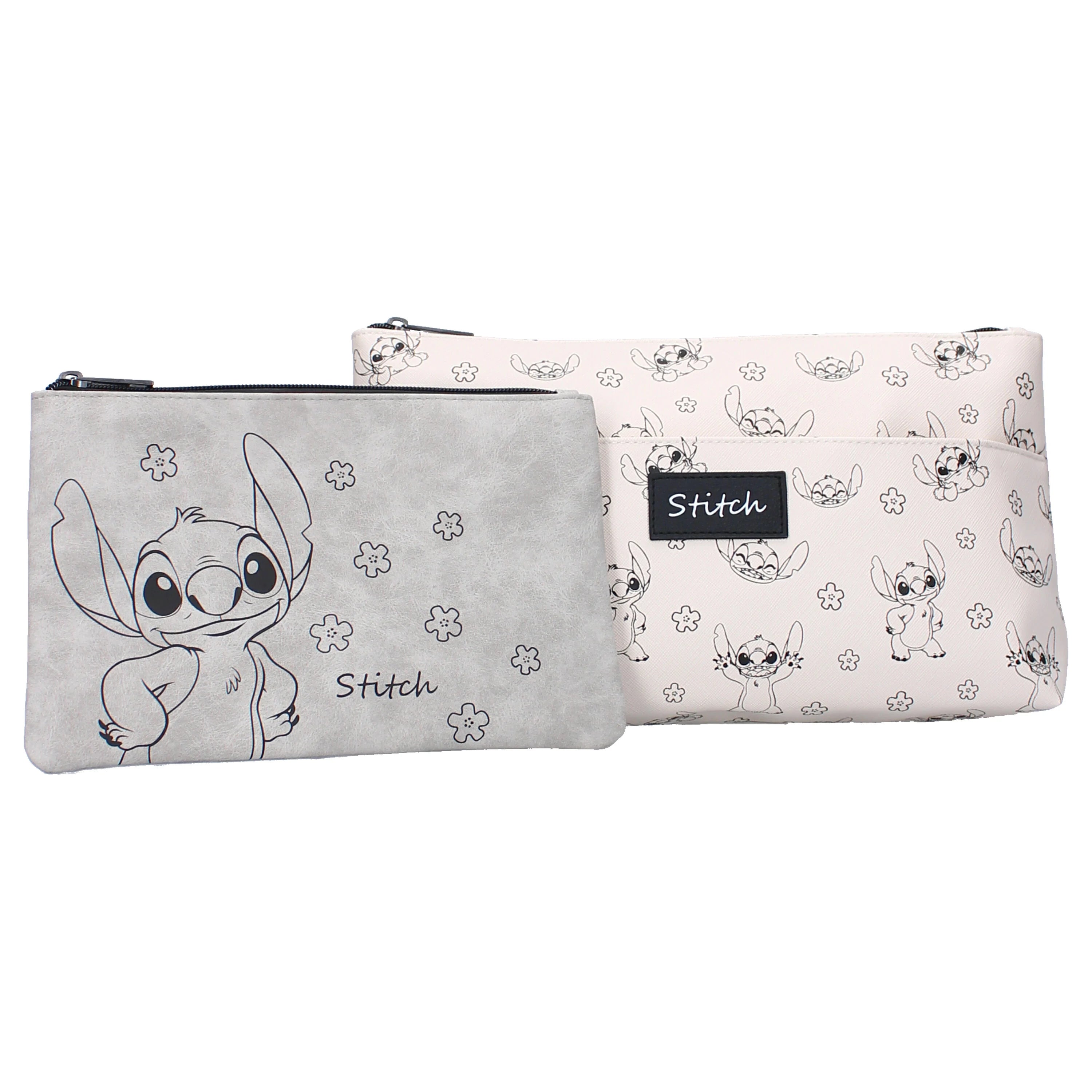STITCH - Cute & Fashion - Double Cosmetic Bag '30x18x8cm'