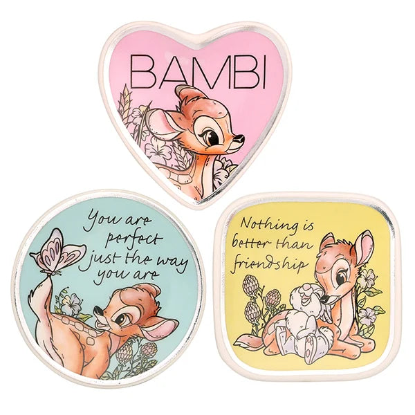 BAMBI – 3 Mini-Schmucktablett-Set – 20,6 x 7,2 x 2,3 cm