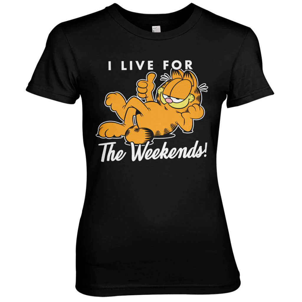 GARFIELD - Live For The Weekend - T-Shirt Girl (S)