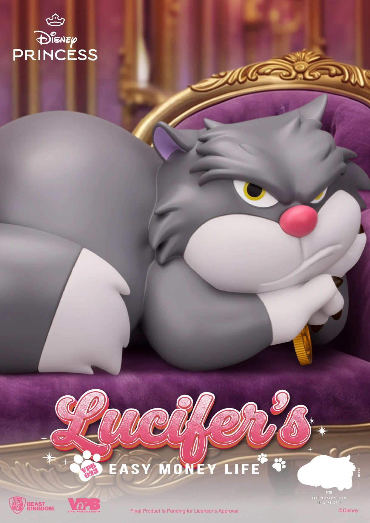 CINDERELLA - Lucifer - Piggy Bank 20.5cm