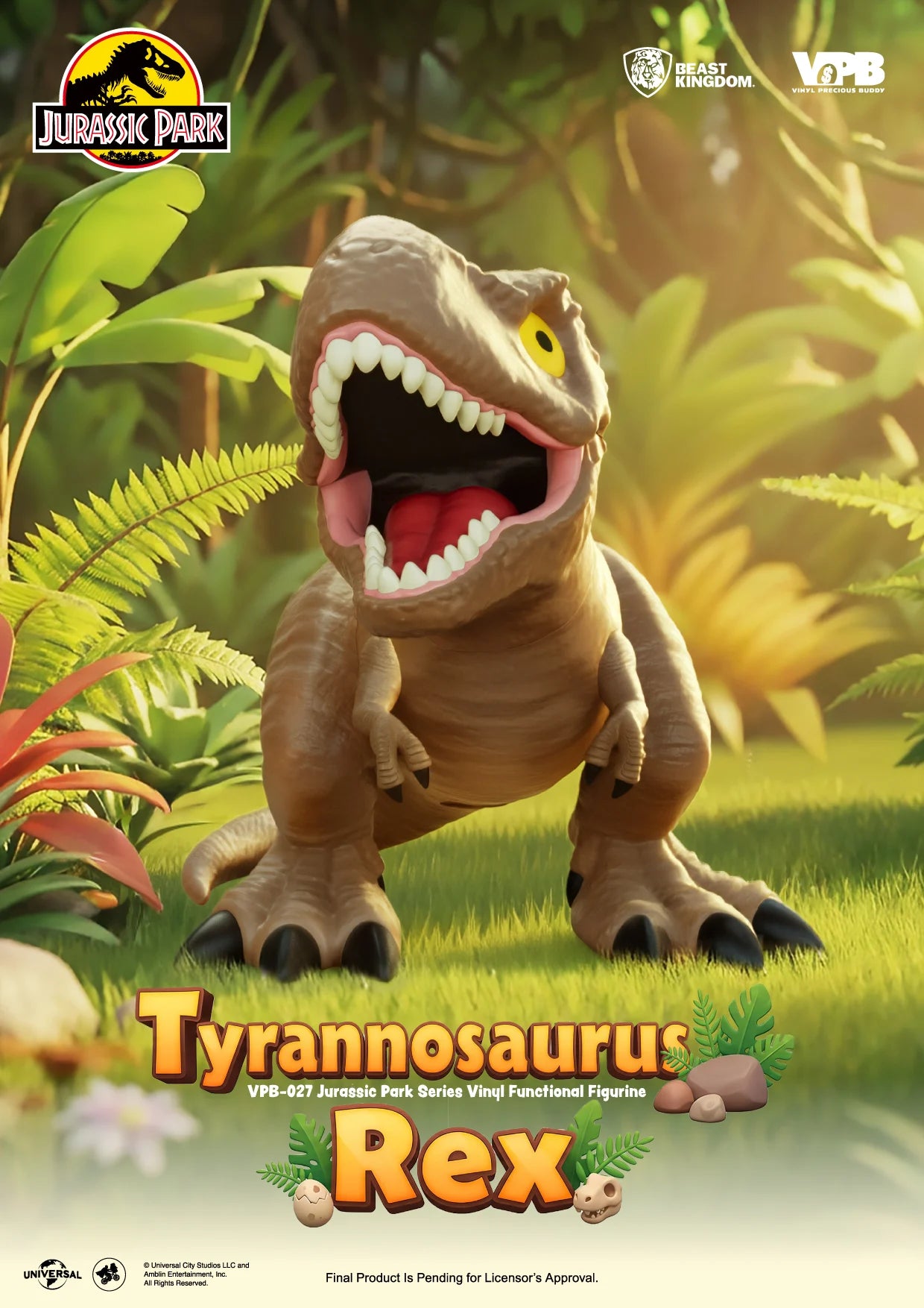 JURASSIC PARK - Tyrannosaurus Rex - Piggy Bank 34cm