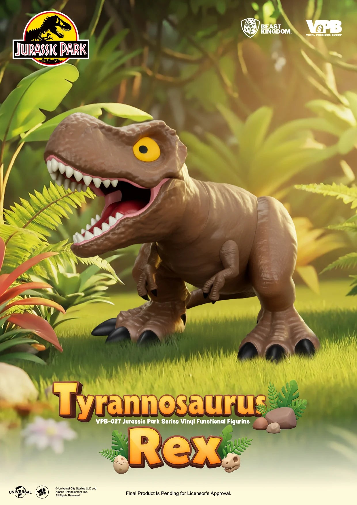 JURASSIC PARK - Tyrannosaurus Rex - Piggy Bank 34cm