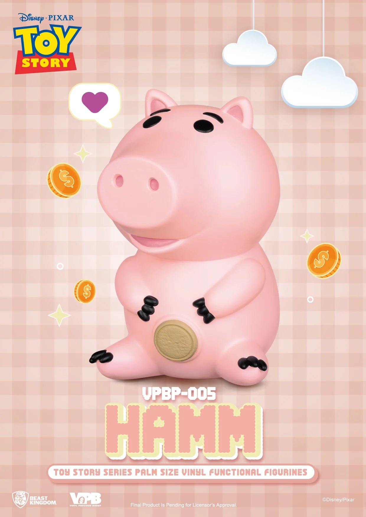 TOY STORY - Hamm - Bank Vinyl Figure 11.7cm