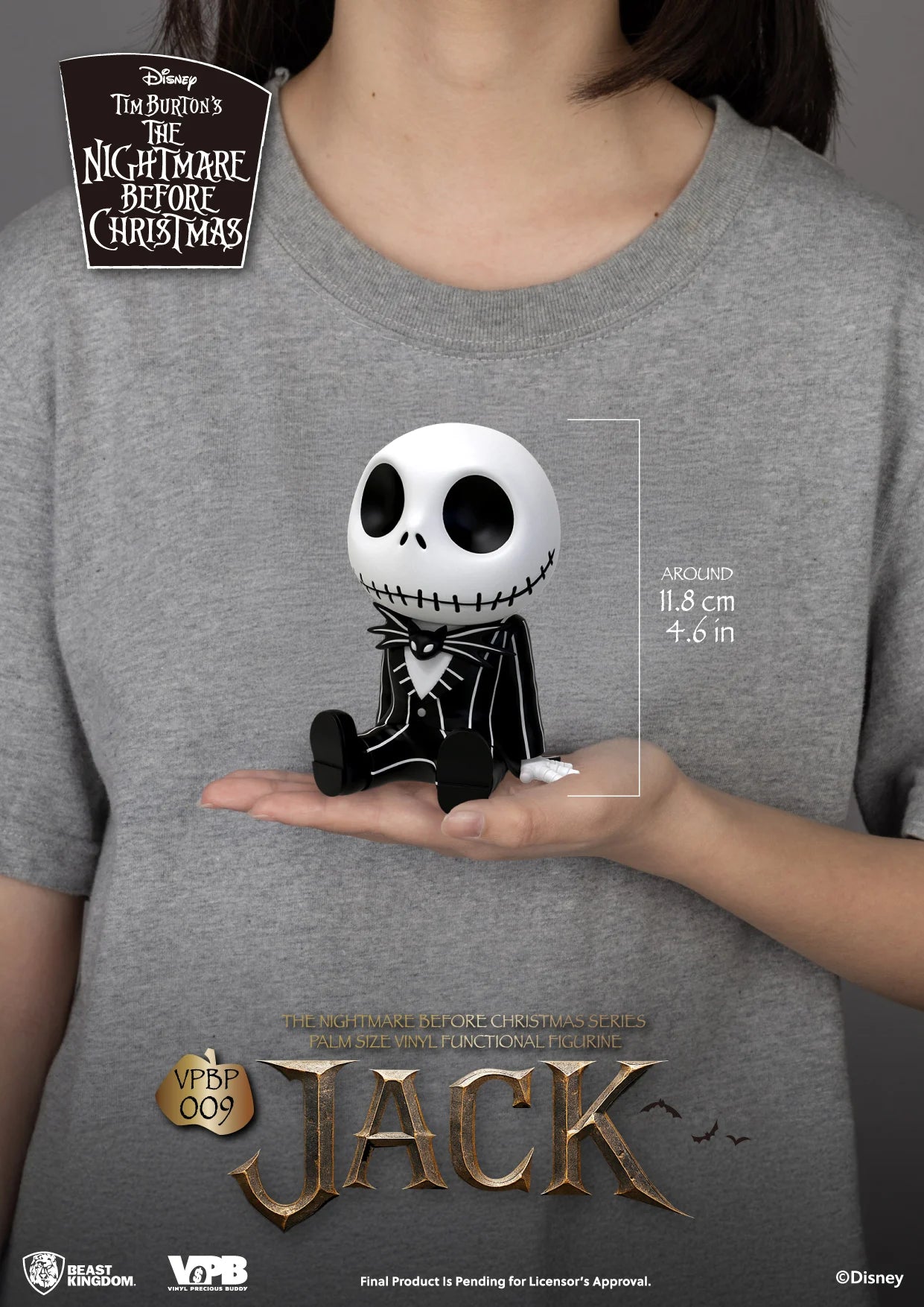NIGHTMARE BEFORE CHRISTMAS - Jack - Bank Vinyl Figure 11.8cm