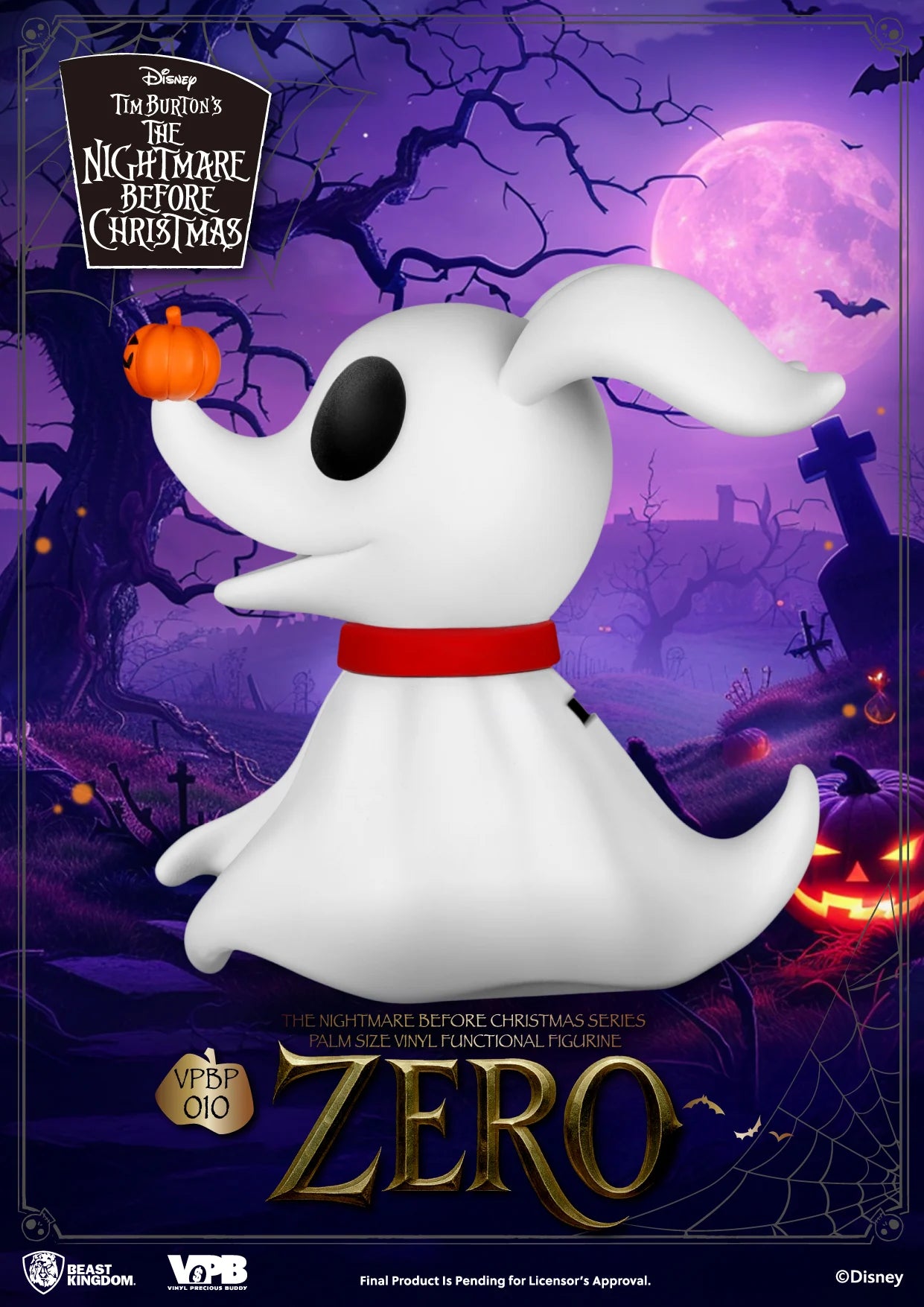 NIGHTMARE BEFORE CHRISTMAS - Zero - Bank Vinyl Figure 11.1cm