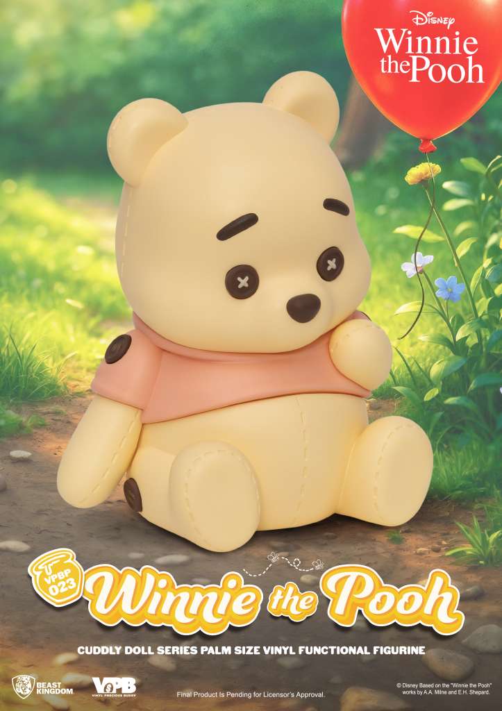 DISNEY - Winnie The Pooh - Bank Cuddly Doll 12cm