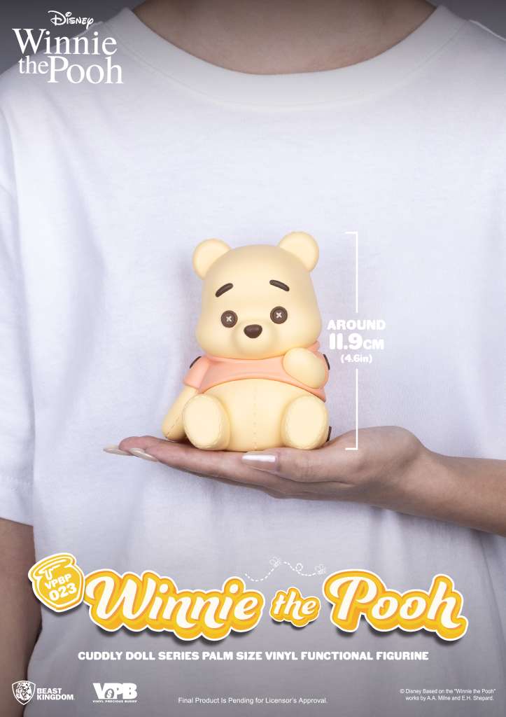 DISNEY - Winnie The Pooh - Bank Cuddly Doll 12cm