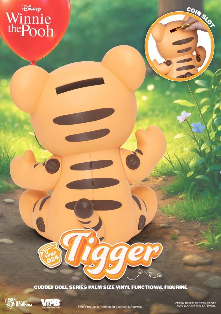 DISNEY - Tigger - Bank Cuddly Doll 12cm