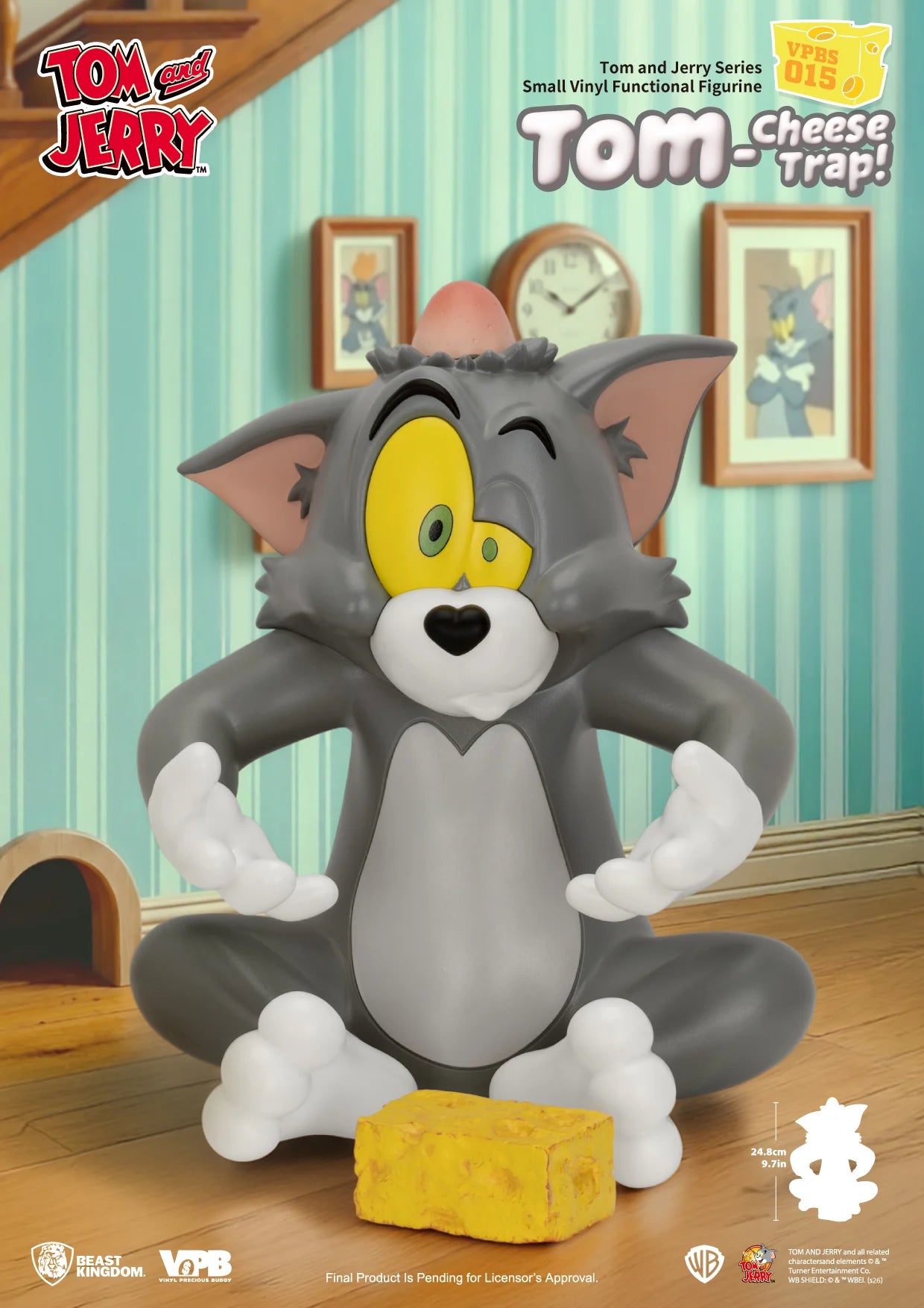 TOM & JERRY - Tom Cheese Trap - Bank 24.8cm