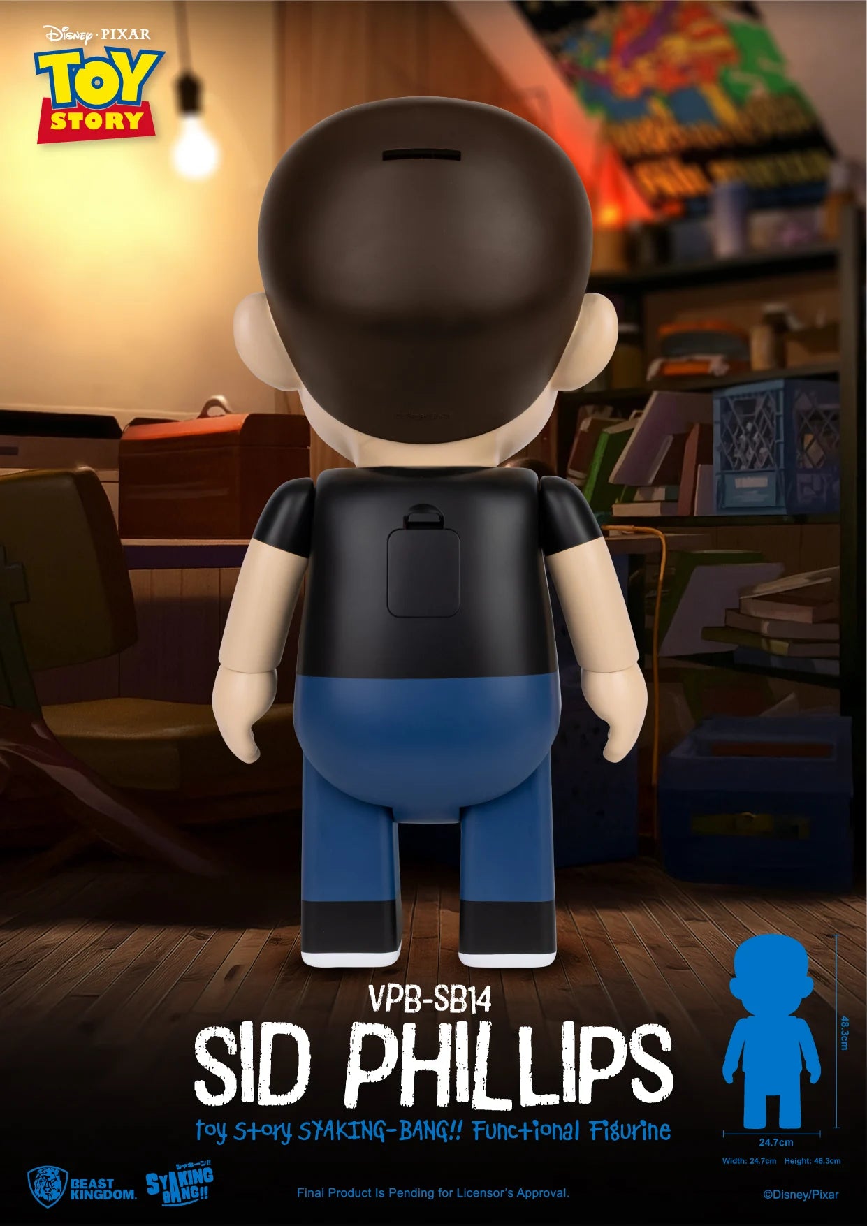 TOY STORY - Sid Phillips - SYAKING-BANG Bank 48.3cm