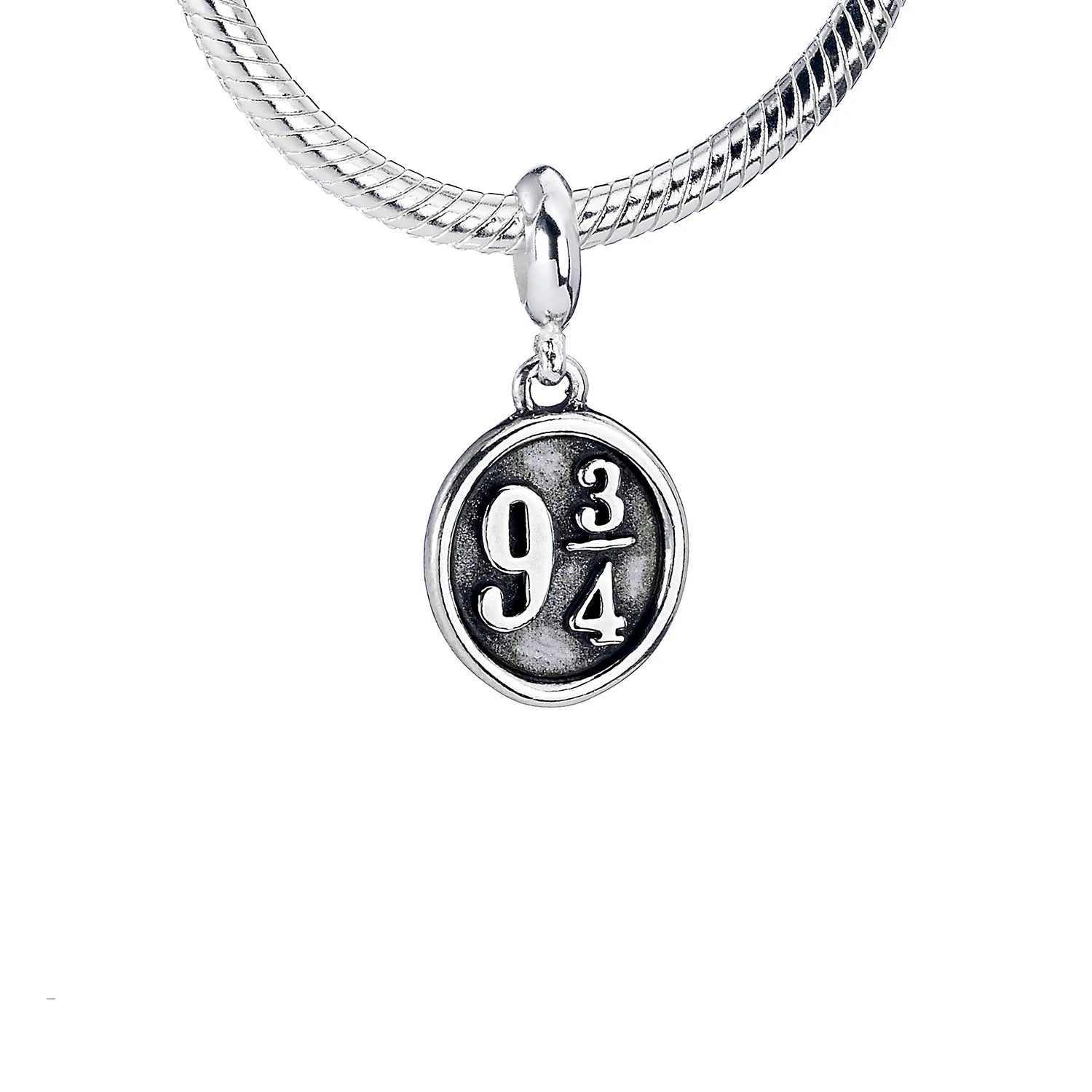 HARRY POTTER – Plattform 9 3/4 – Silberner Schieber-Charm für Armband