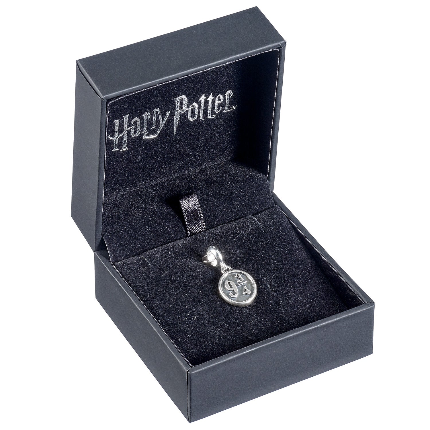 HARRY POTTER – Plattform 9 3/4 – Silberner Schieber-Charm für Armband
