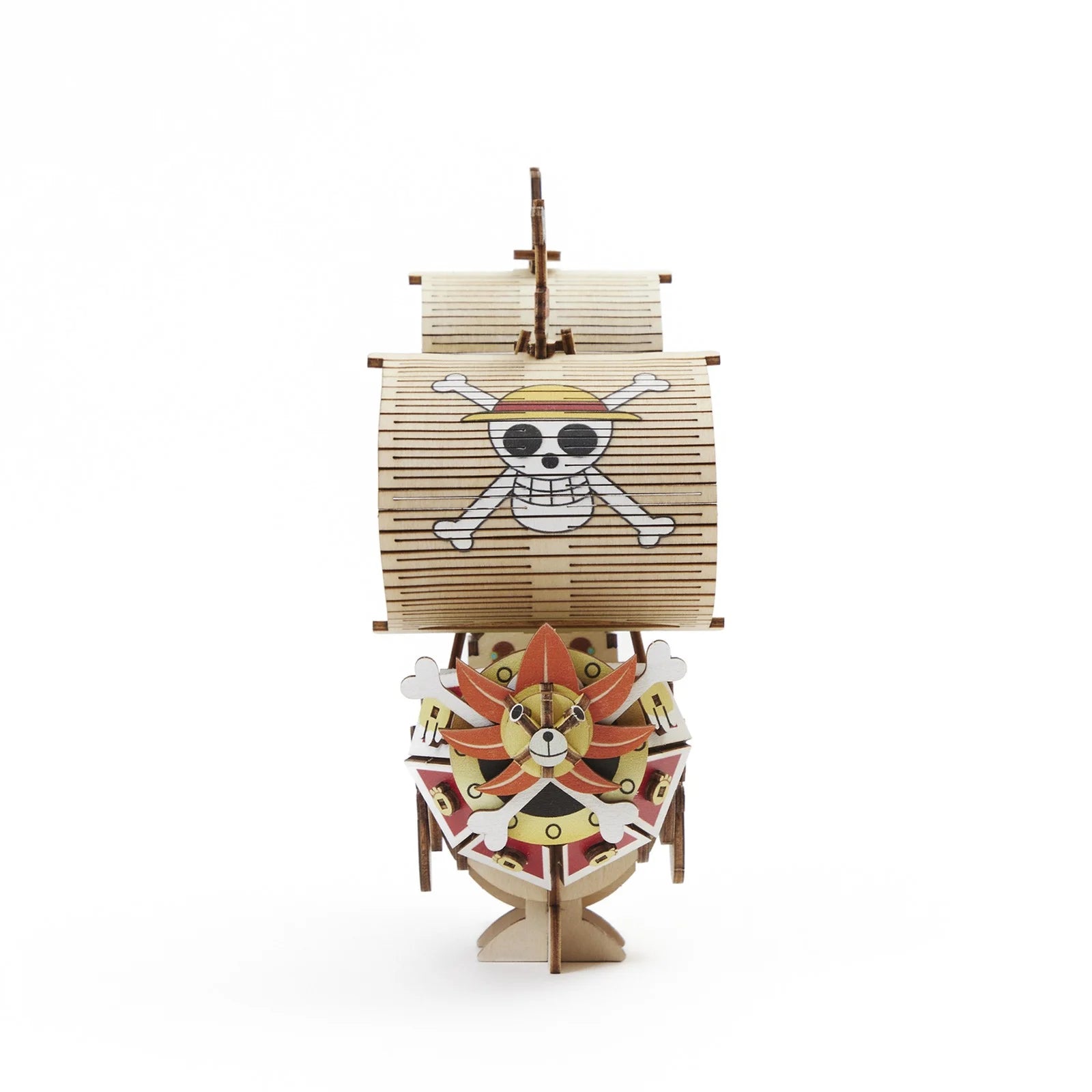ONE PIECE - Thousand Sunny - Wood Model Kit 13.2x6.4x14.5cm