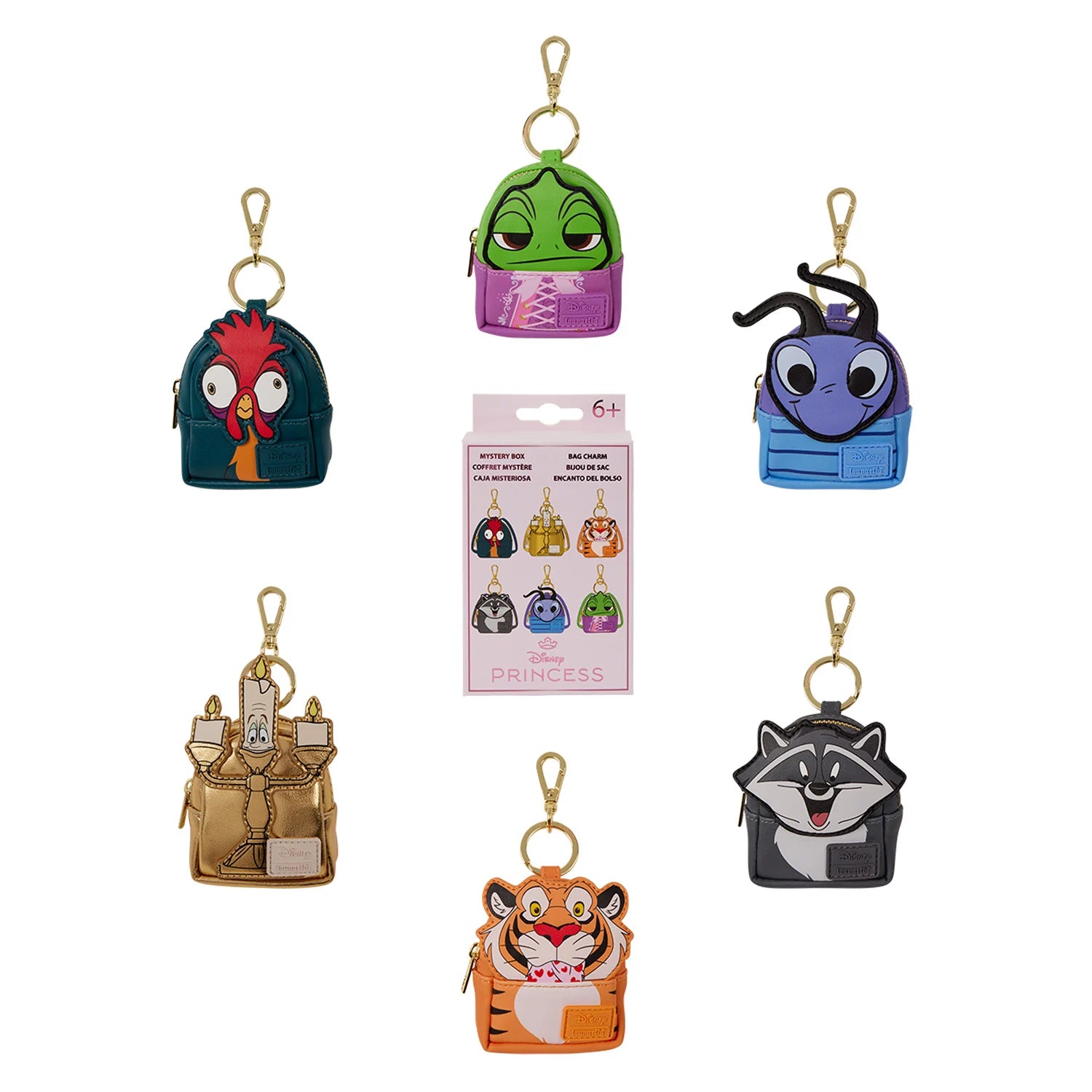PRINCESS SIDEKICKS - Mini Backpack Bag Charm Loungefly Mystery Box