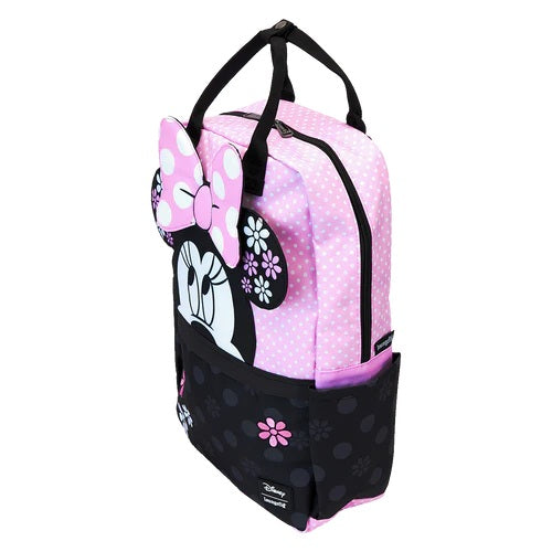 DISNEY - Minnie "Floral Rock the Dots" - Nylon Backpack LoungeFly