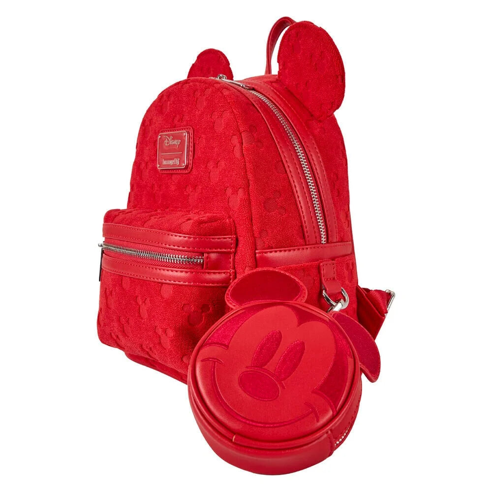 DISNEY - Mickey "Ears Burnout" - Mini Backpack LoungeFly