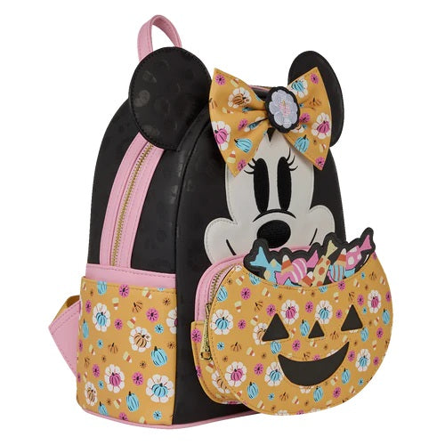 DISNEY - Minnie Mouse "Pumpkin" - Mini Backpack LoungeFly