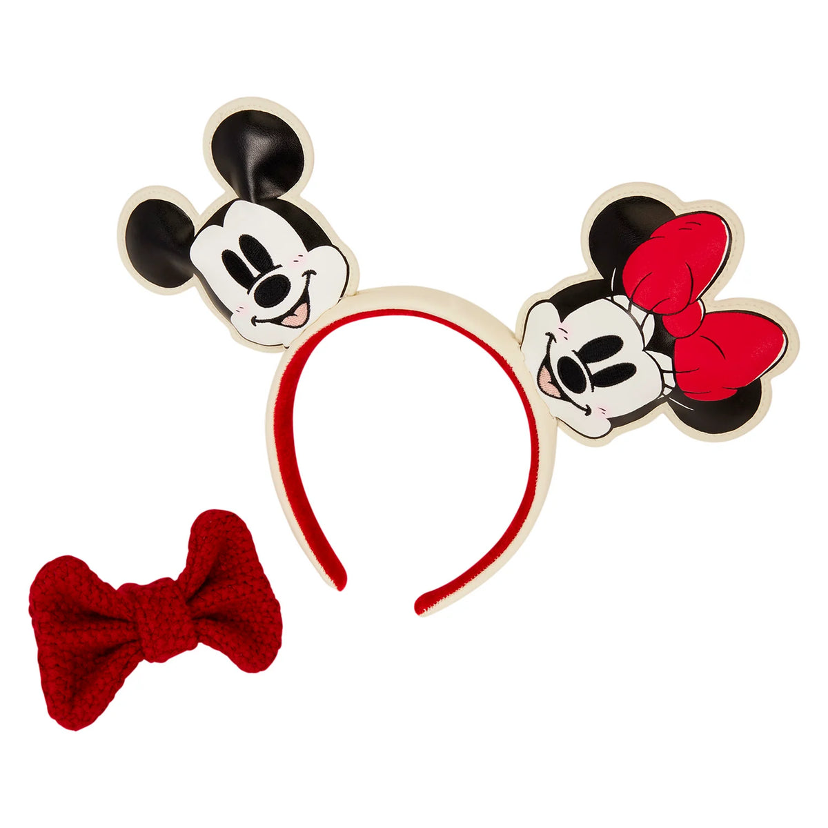 MICKEY & MINNIE - Knit Bow Holiday - Headbang LoungeFly