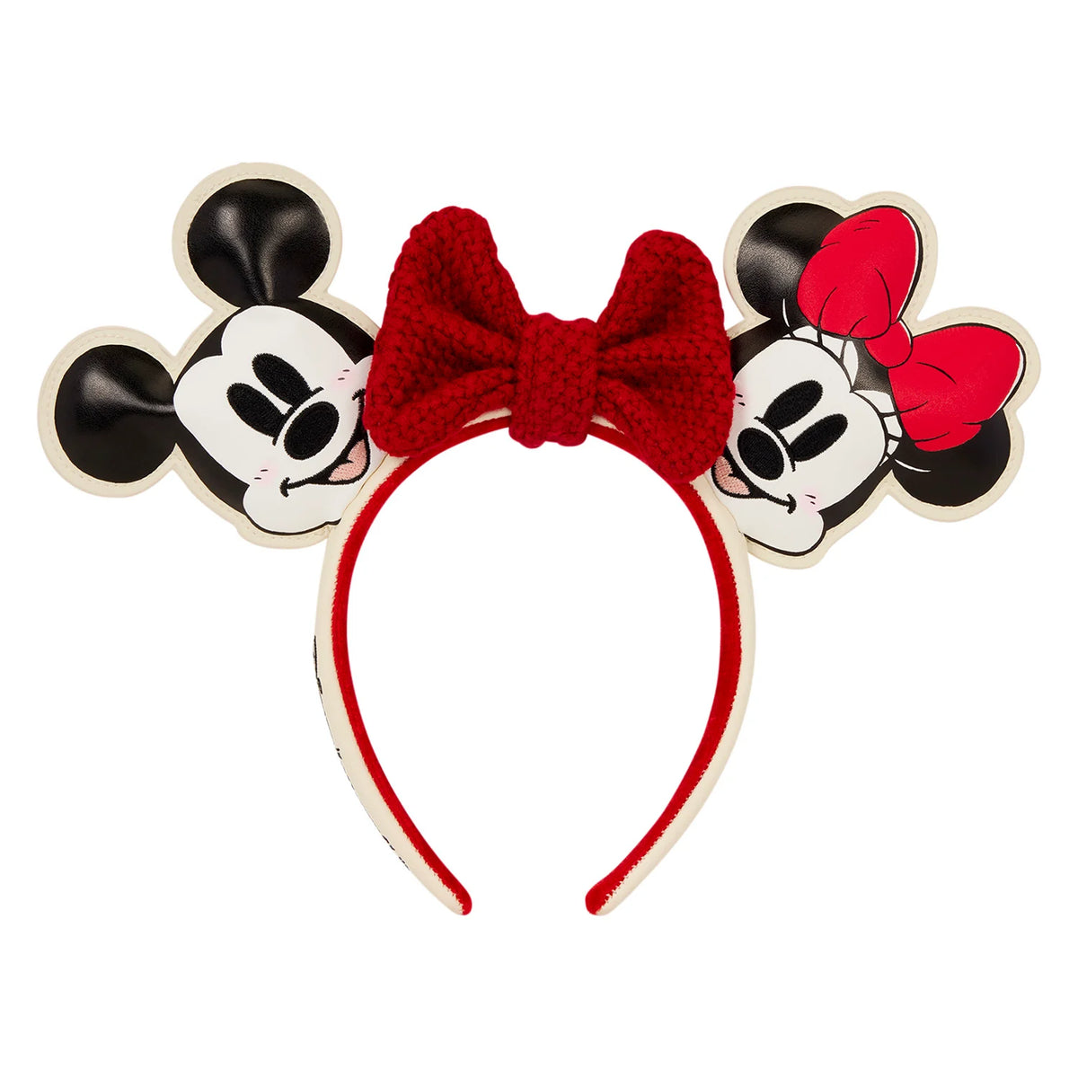 MICKEY & MINNIE - Knit Bow Holiday - Headbang LoungeFly