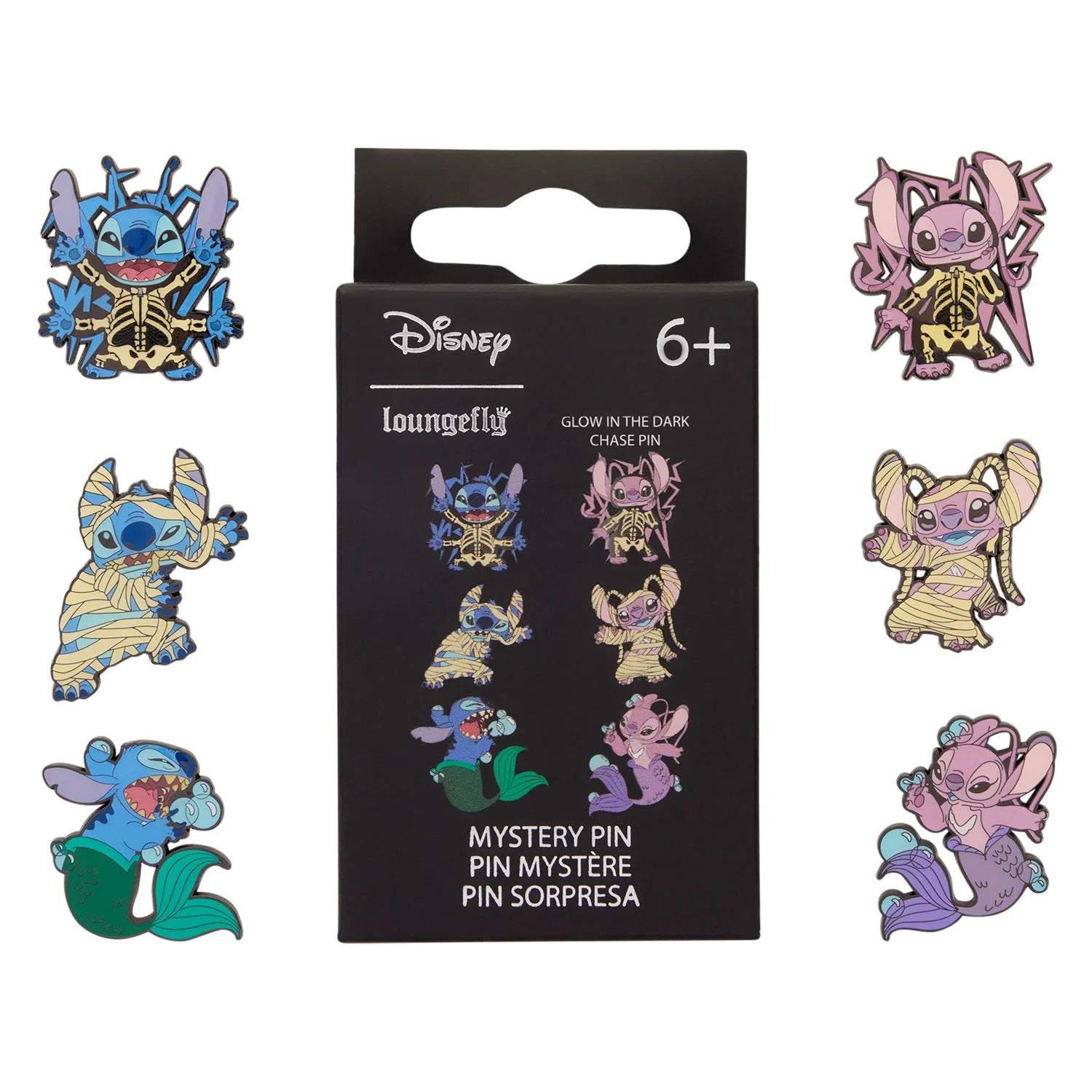 DISNEY -Stitch & Angel Halloween - Funko Blind Box Enamel Pins