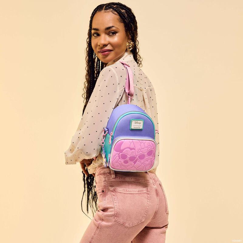 DISNEY - Daisy & Minnie - Mini Backpack Convertible Loungefly