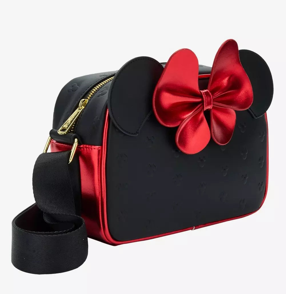 DISNEY - Minnie Mouse red bow - Crossbody bag Loungefly 'Exclusive'