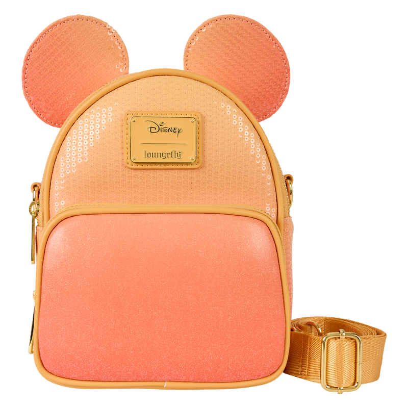 DISNEY - Mickey Mouse "Glitter" - Convertible Crossbody bag Loungefly