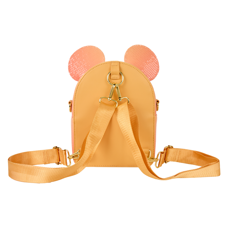 DISNEY - Mickey Mouse "Glitter" - Convertible Crossbody bag Loungefly