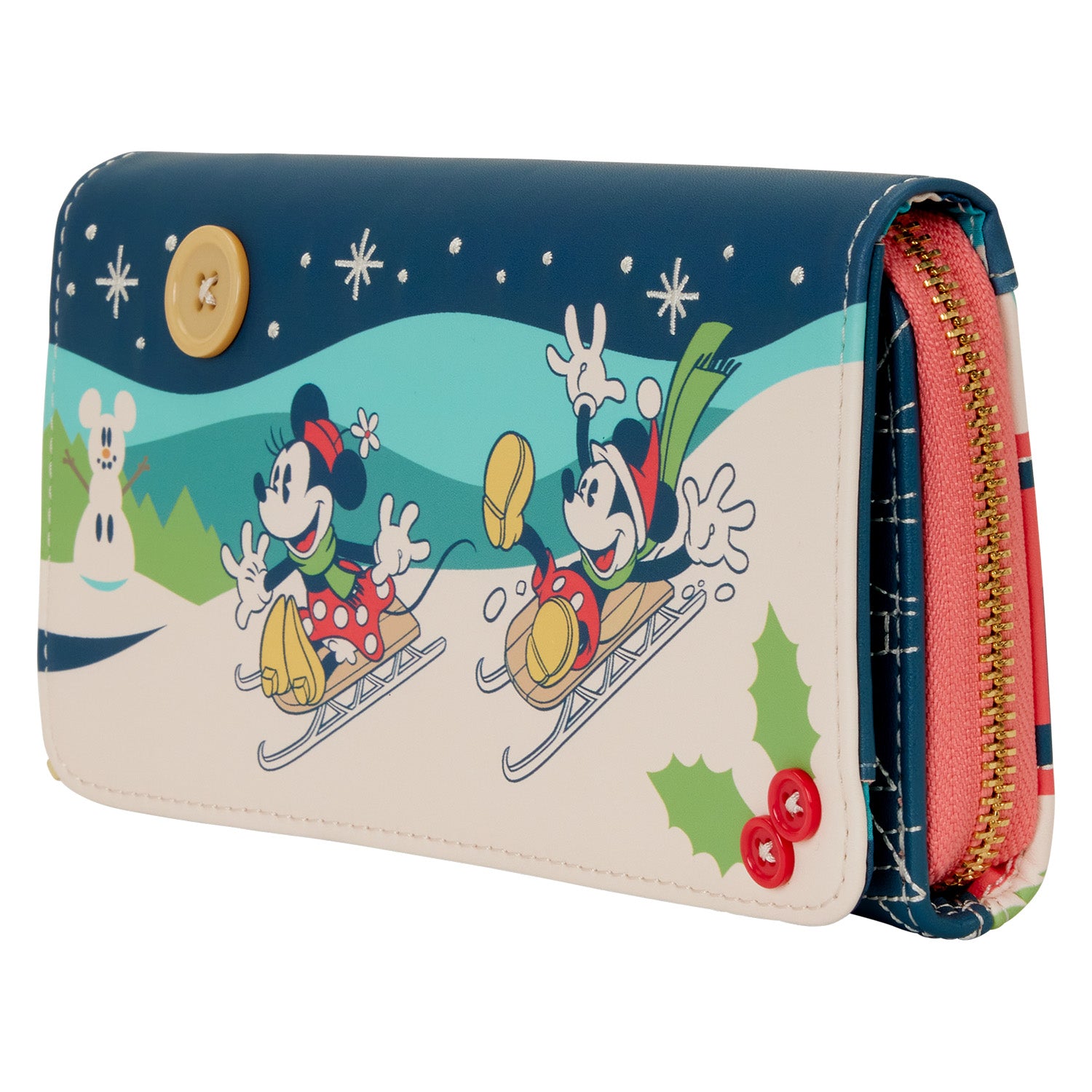 DISNEY - Mickey & Minnie "Holiday" - Wallet LoungeFly