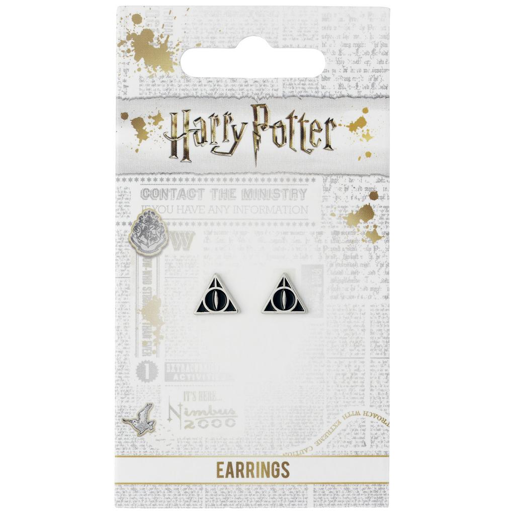 HARRY POTTER - Earrings - Deathly Hallows - Black