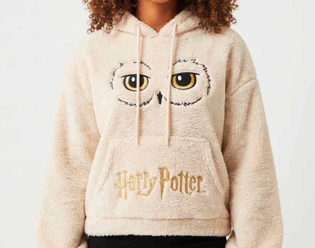HARRY POTTER - Hedwig - Sherpa Hoodie (M)