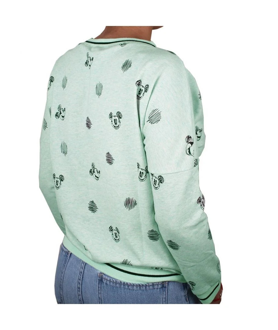 DISNEY - Sweat Crayon Mickey GIRL - Grün (M)