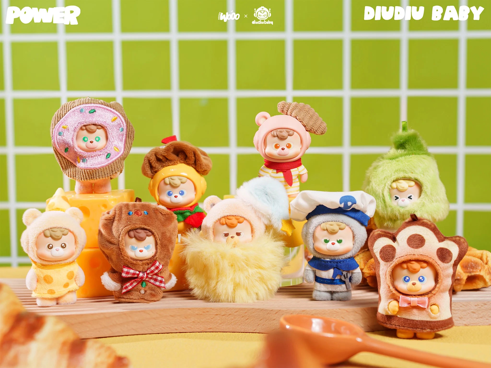WOOO - Diu Diu Baby Power Bears BLIND BOX - 6cm