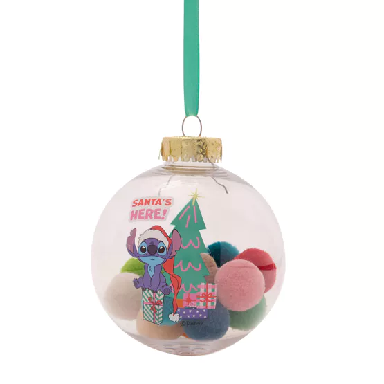 STITCH - Set of 7 Xmas Pom Poms Baubles