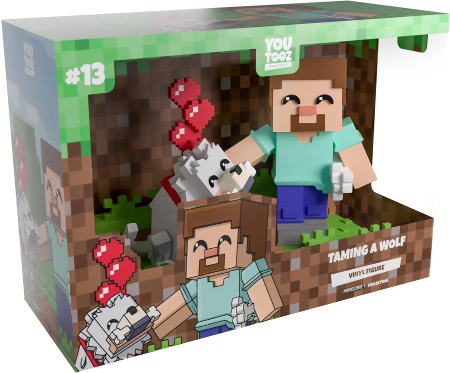MINECRAFT - Taming a Wolf - Figure Youtooz 13cm