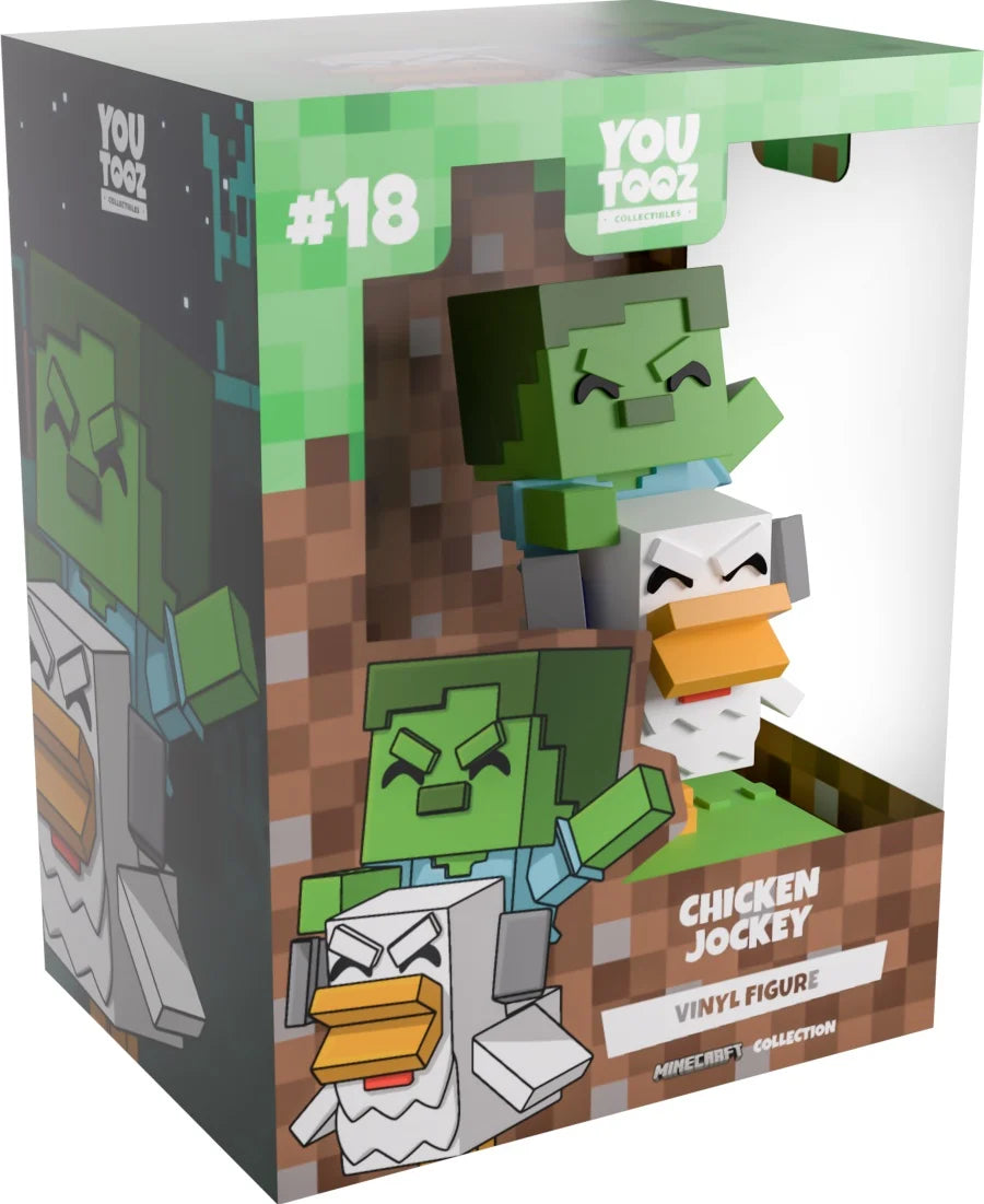 MINECRAFT - Chicken Jockey - Figure Youtooz 12cm