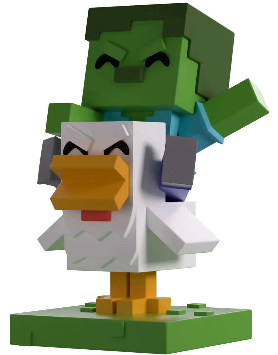 MINECRAFT - Chicken Jockey - Figure Youtooz 12cm