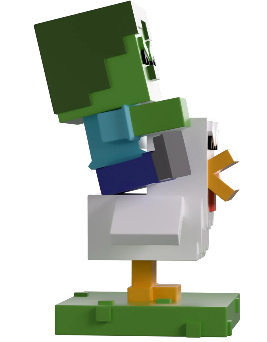 MINECRAFT - Chicken Jockey - Figure Youtooz 12cm