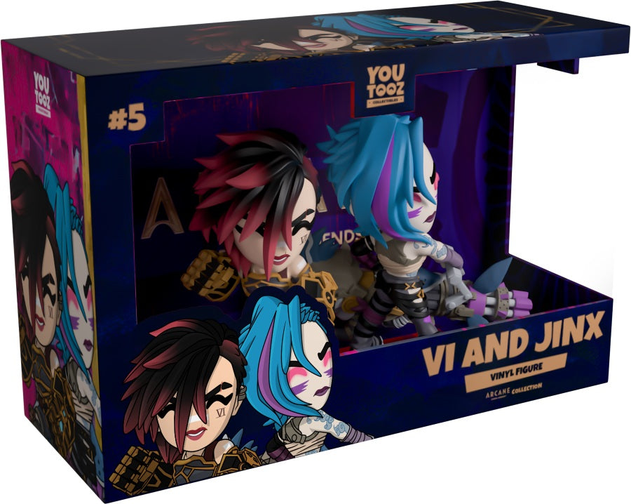 ARCANE - Vi and Jinx - Figure Youtooz 11cm