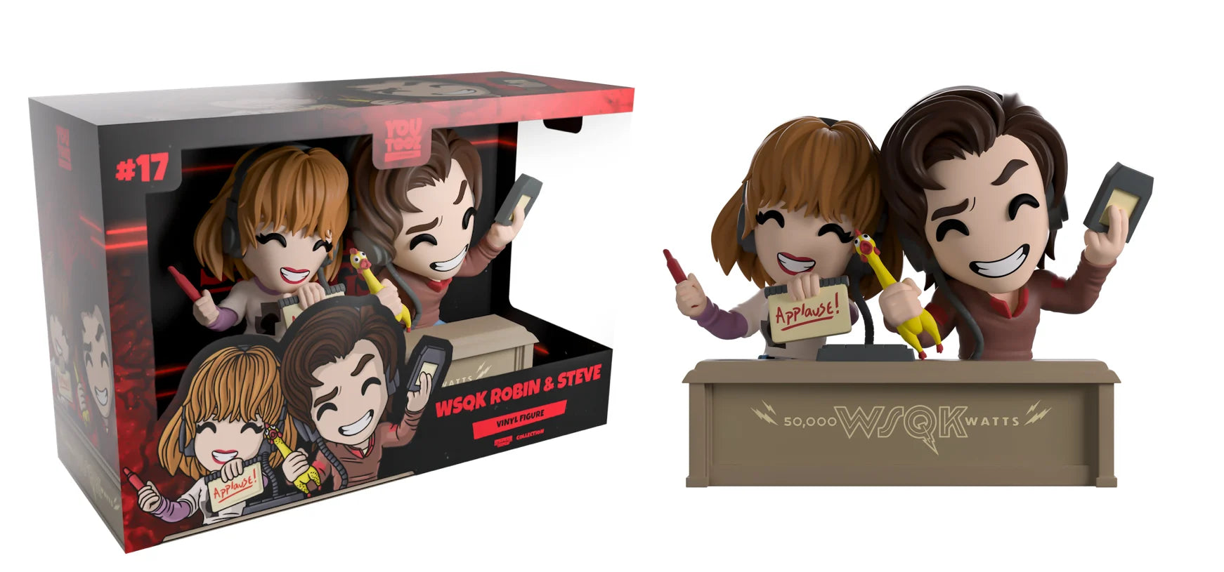 STRANGER THINGS - WSQK Robin & Steve - Figure Youtooz 13cm