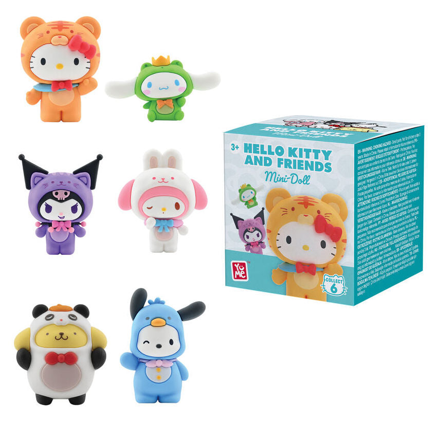 HELLO KITTY - Forest Friends Series -Assortiment 12 Fig. 3cm Blind Box